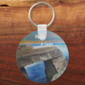 マルタとゴゾ土産ボタンキーチェーン キーホルダー (正面)