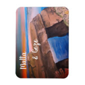 マルタとゴゾ土産柔軟なフォトマグネット マグネット (縦)