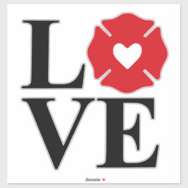 マルタとハートとのFIRE LOVE [FL5] シール