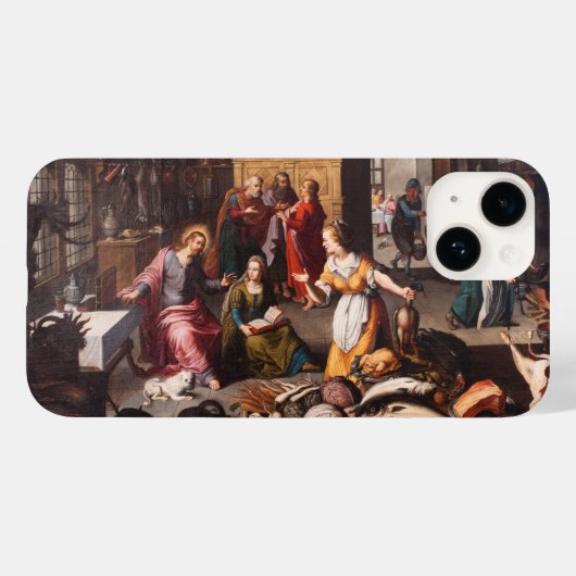 マルタとマリアとイエス・キリスト - Joos Goemaere Case-Mate iPhoneケース (裏面 (横))