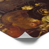 マルタとマリアの家にいるイエス2 ポスター (角)