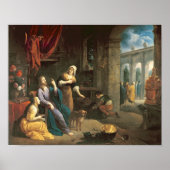 マルタとマリアの家にいるイエス ポスター (正面)