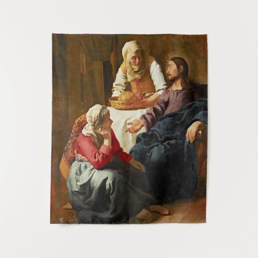 マルタとマリアの家のキリスト タペストリー (正面)