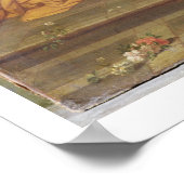 マルタとマリアの家のキリスト ポスター (角)