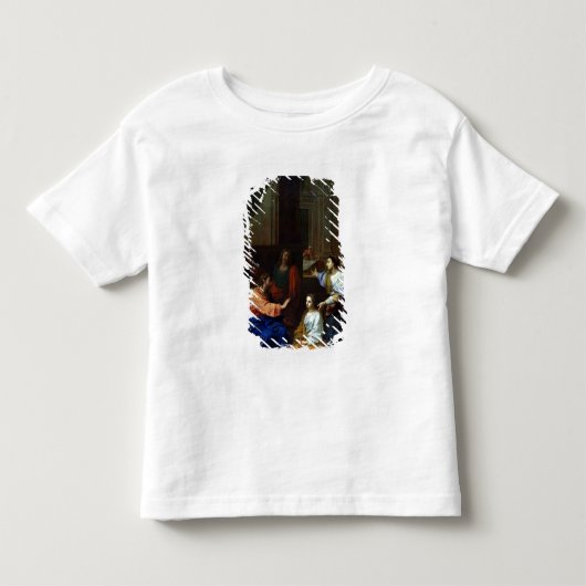 マルタとマリアを伴うキリスト トドラーTシャツ (正面)