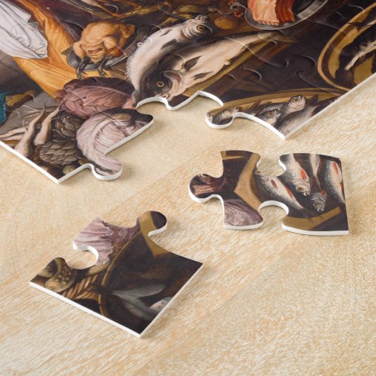 マルタとマリアを持つキリストはヨス・ゲーマーレ著 ジグソーパズル (側面)