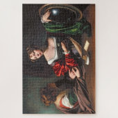 マルタとマリア・マグダレネ(1598) by Caravaggio ジグソーパズル (縦)