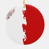 マルタのすごい旗 セラミックオーナメント (裏面)