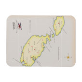 マルタのイラスト地図 マグネット (横)