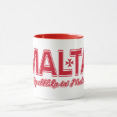 マルタのカスタムなマグ-スタイル、色を選んで下さい マグカップ (中央)