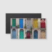 マルタのカラフルフロントドアのセット (正面/裏面)