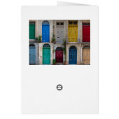 マルタのカラフルフロントドアのセット (裏面)