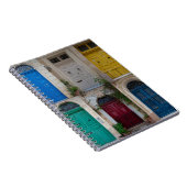 マルタのカラフルフロントドアのセット ノートブック (右側)