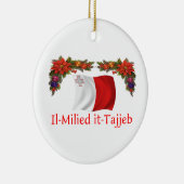 マルタのクリスマス セラミックオーナメント (右)