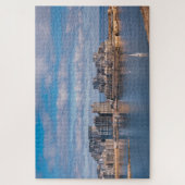 マルタのスリエマ港と超高層ビル ジグソーパズル (縦)