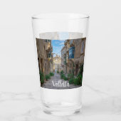 マルタのナローストーン通り タンブラーグラス (裏面)