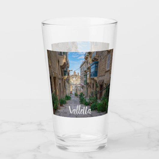 マルタのナローストーン通り タンブラーグラス (正面)