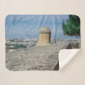 マルタのバレッタの旧市街壁の砲塔 シェルパブランケット (正面(横))