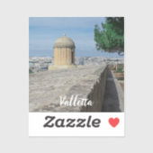 マルタのバレッタの旧市街壁の砲塔 シール (シート)