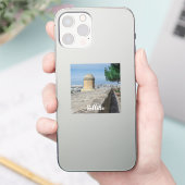マルタのバレッタの旧市街壁の砲塔 シール (スマートフォン)