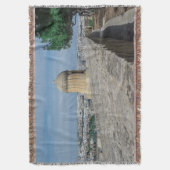 マルタのバレッタの旧市街壁の砲塔 スローブランケット (正面縦)
