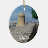 マルタのバレッタの旧市街壁の砲塔 セラミックオーナメント (右)