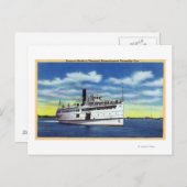 マルタのブドウ園の汽船の眺め ポストカード (正面/裏面)