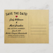 マルタのブドウ園デートヴィンテージ航海の 案内ポストカード (裏面)