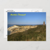 マルタのブドウ園ライトハウスとクレイの崖 ポストカード (正面/裏面)