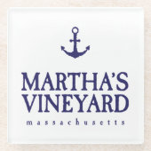 マルタのブドウ園 ガラスコースター (正面)