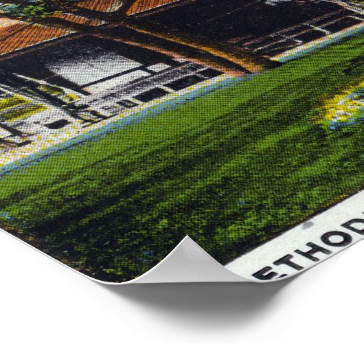 マルタのブドウ園、メソジストの見解 ポスター (角)