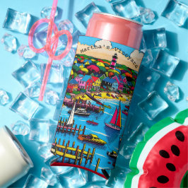 マルタのブドウ園 |抽象芸術アート スリム缶クーラー