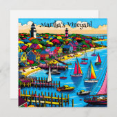 マルタのブドウ園 |抽象芸術カラフルアート (正面/裏面)