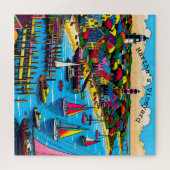 マルタのブドウ園 |抽象芸術カラフルアート ジグソーパズル (横)