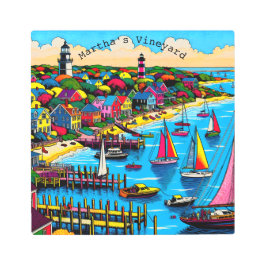 マルタのブドウ園 |抽象芸術カラフルアート メタルプリント