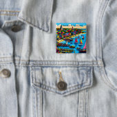 マルタのブドウ園 |抽象芸術カラフルアート 缶バッジ (インサイチュ)