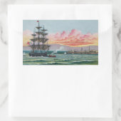 マルタのブドウ畑のステッカー 長方形シール (バッグ)