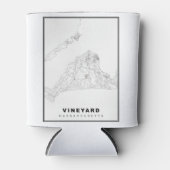 マルタのブドウ畑の地図 缶クーラー (正面)