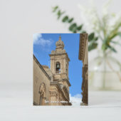 マルタのミディナにある鐘楼。 ポストカード (スタンド正面)