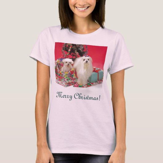 マルタのメリークリスマス Tシャツ (正面)
