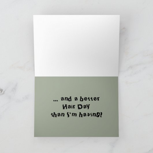 マルタのユーモアの誕生日はだれでもをカードを望みます カード (内部)