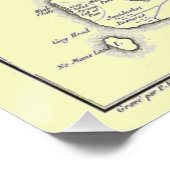 マルタのヴィネヤード島1784ポスター ポスター (コーナー)