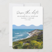 マルタのヴィンヤード写真日付を保存結婚する 招待状 (正面)