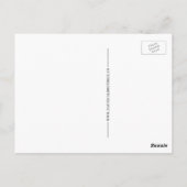 マルタのヴィンヤード航海の緯度 ポストカード (裏面)