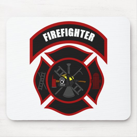 マルタの交差の消防士 マウスパッド (正面)