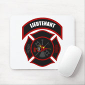 マルタの交差中尉(赤いヘルメット) マウスパッド (マウス)