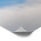 マルタの冬の青空 ☁️ ポスター (角)