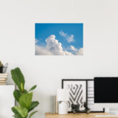 マルタの冬の青空 ☁️ ポスター (ホームオフィス)