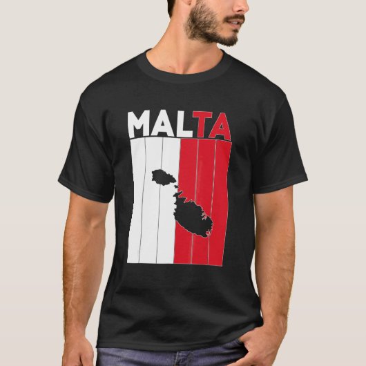 マルタの国境 Tシャツ (正面)