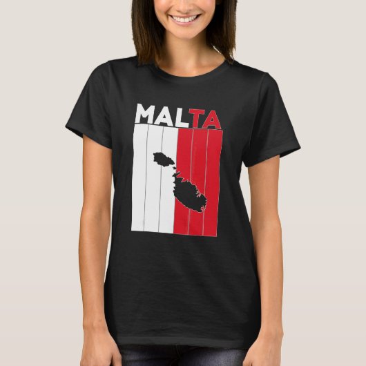 マルタの国境 Tシャツ (正面)